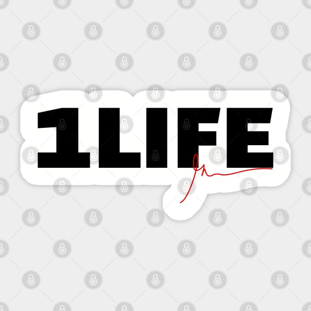 One Life I | Garyvee Sticker by GaryVeeApparel